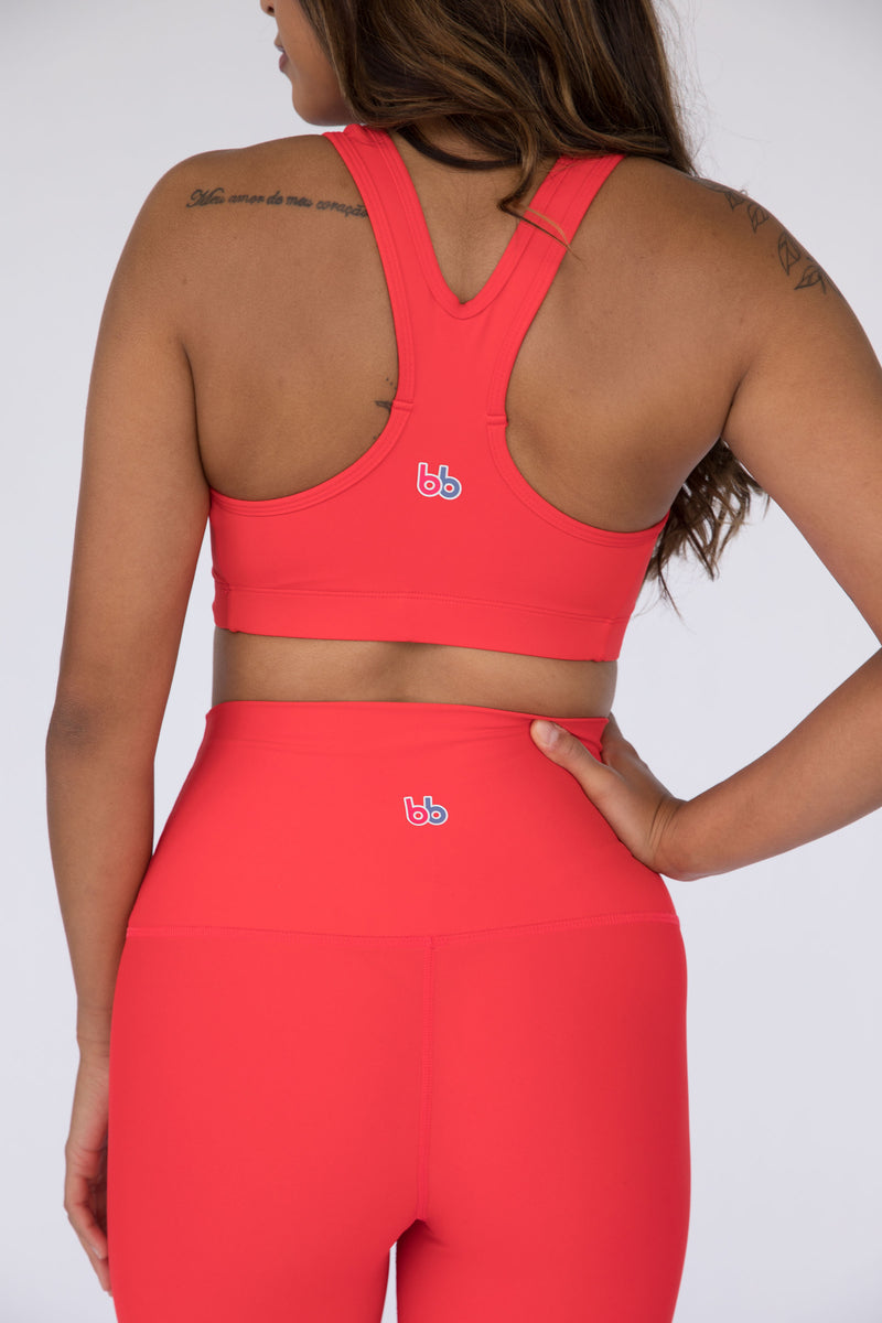 Candy Apple Red High Waisted Leggings – BoldBody Active