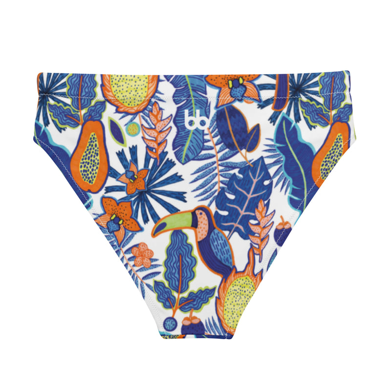 Papaya Toucan High Waisted Bikini Bottom