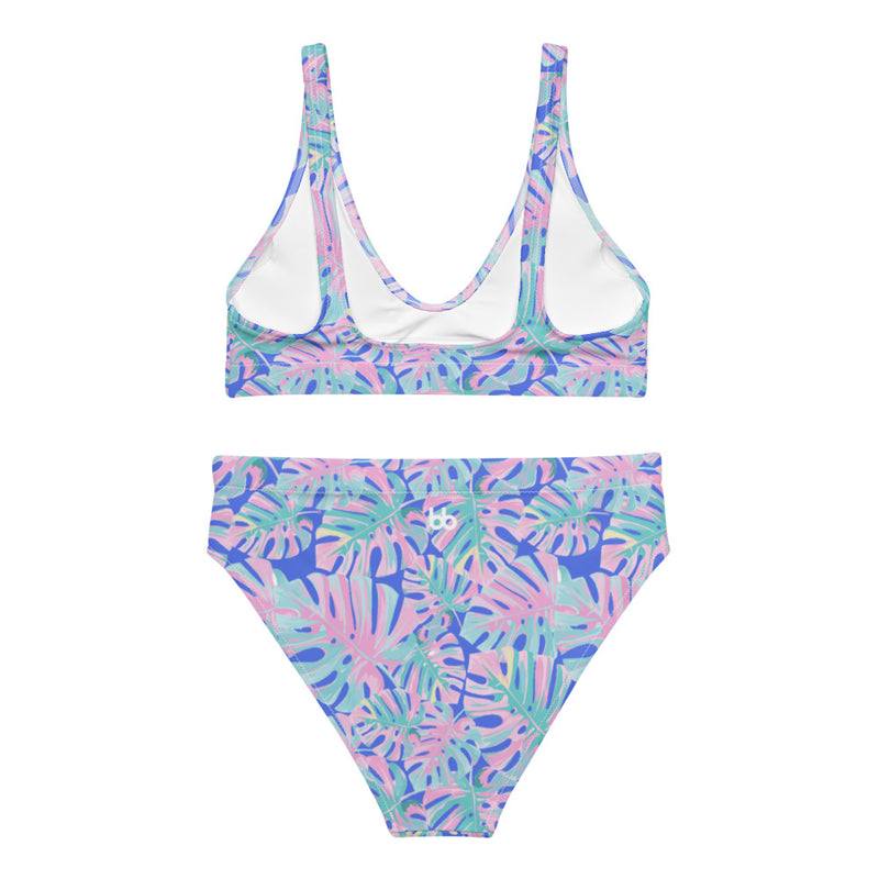 Tropical Days Recycled High-Waisted Bikini
