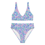 Tropical Days Recycled High-Waisted Bikini