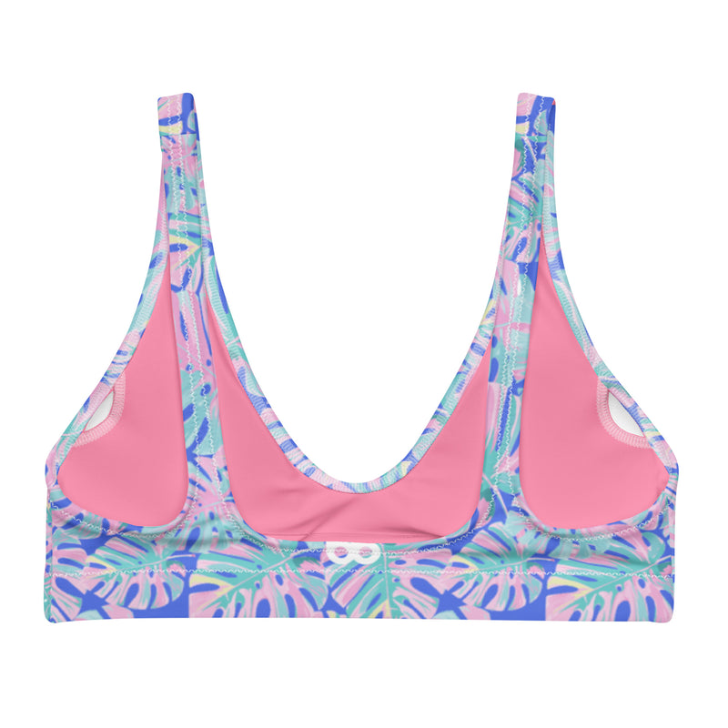 Pink Tropics Bikini Top