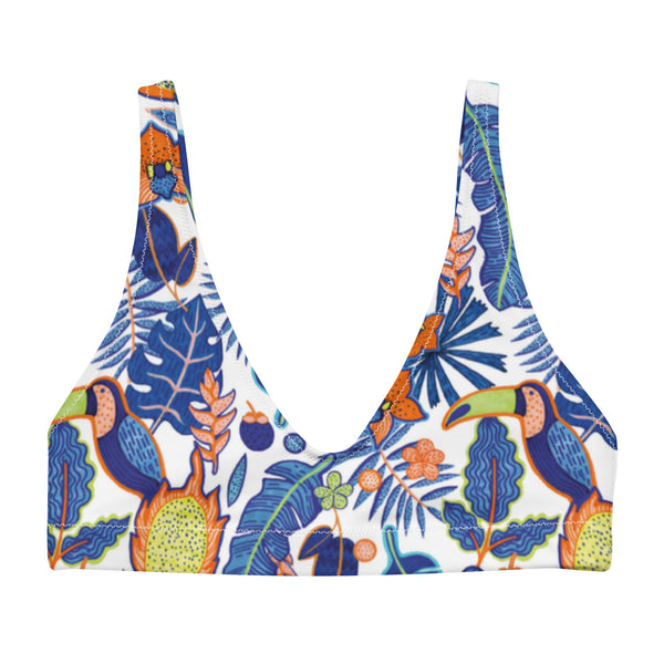 Papaya Toucan Bikini Top