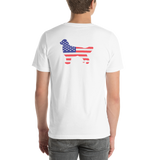 Dog Bless America Short-Sleeve Unisex T-Shirt