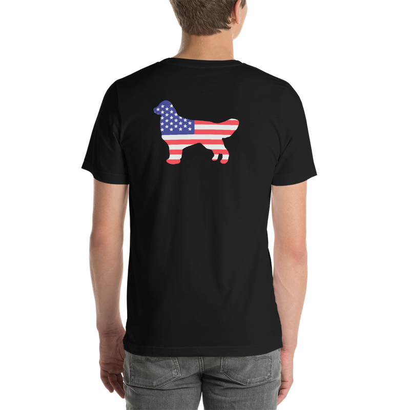 Dog Bless America Short-Sleeve Unisex T-Shirt