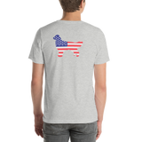 Dog Bless America Short-Sleeve Unisex T-Shirt