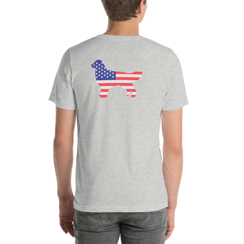 Dog Bless America Short-Sleeve Unisex T-Shirt